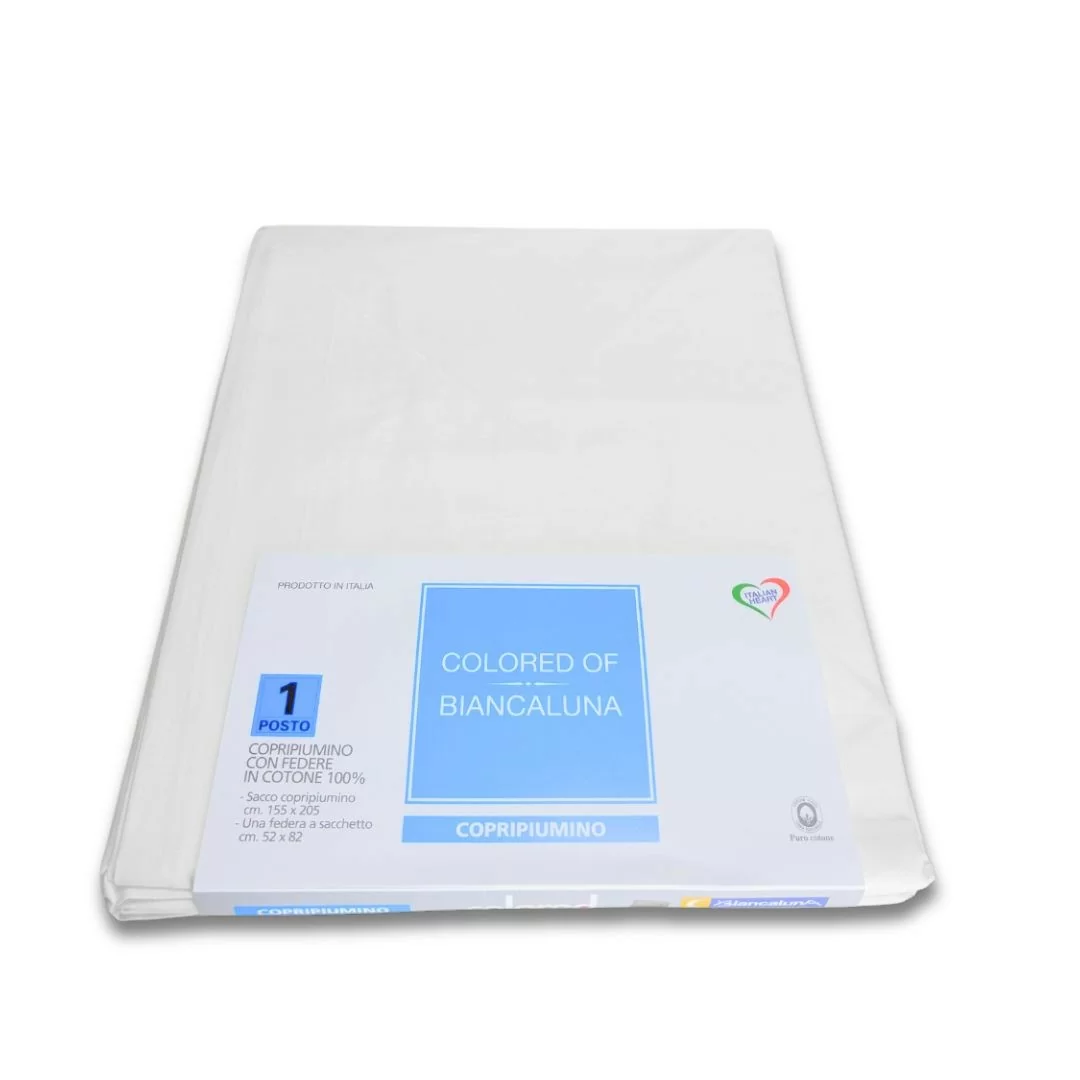 Sacco Copripiumino Bianco Biancaluna art. Colored