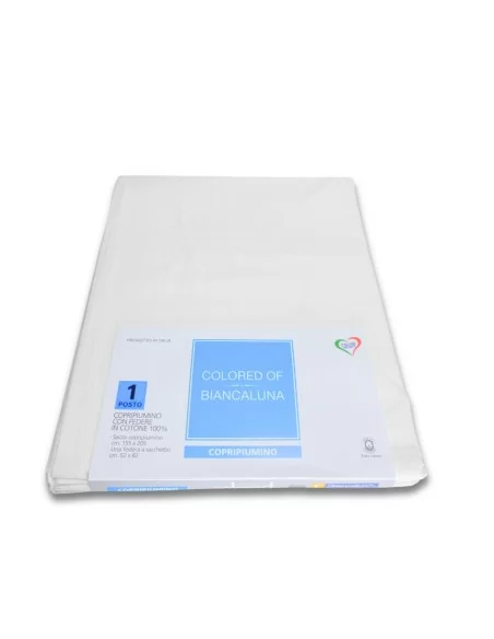 Sacco Copripiumino Bianco Biancaluna art. Colored
