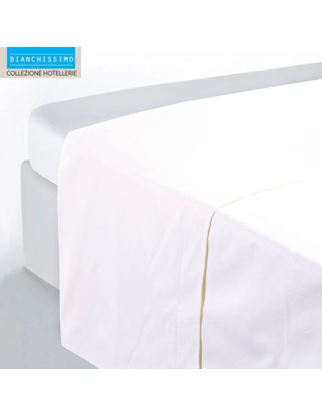 Lenzuolo sopra Piazza e Mezza Biancaluna art. Bianchissimo