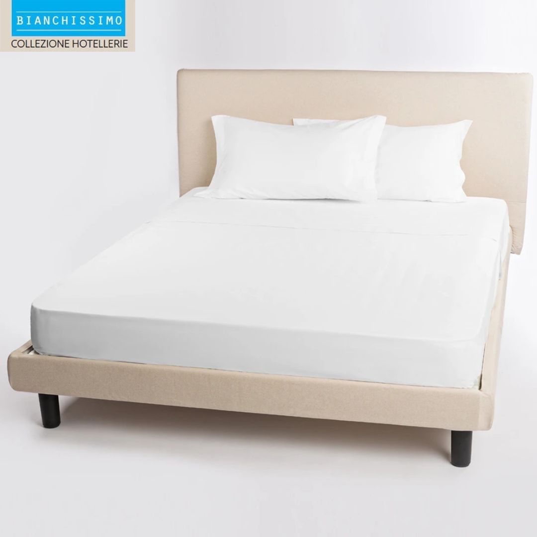 Lenzuolo sopra Matrimoniale Biancaluna art. Bianchissimo 2