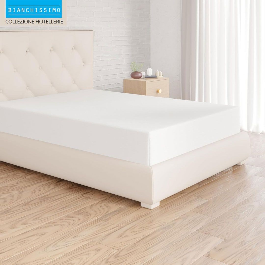 Lenzuolo Sotto Con Angoli Una Piazza e Mezza Biancaluna...