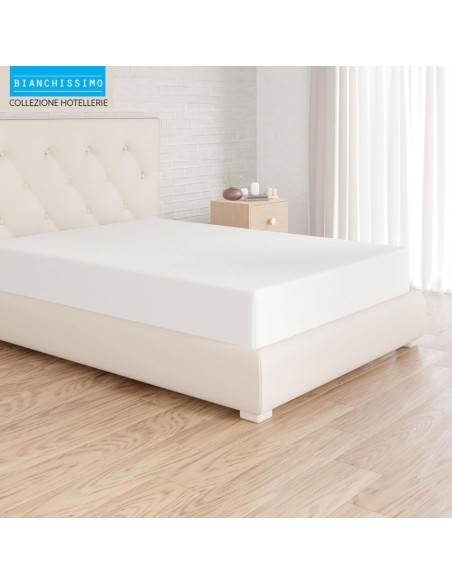 Lenzuolo Sotto Con Angoli Matrimoniale Biancaluna art. Bianchissimo