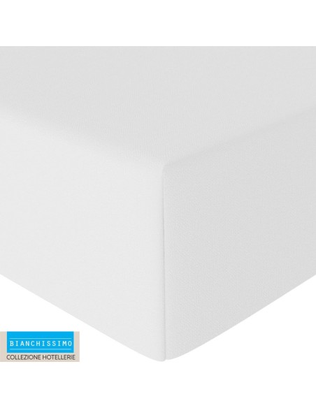 Lenzuolo Sotto Con Angoli Matrimoniale Biancaluna art. Bianchissimo