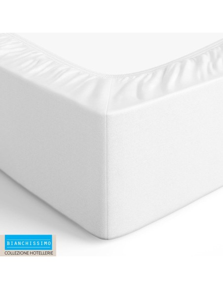 Lenzuolo Sotto Con Angoli Matrimoniale Biancaluna art. Bianchissimo
