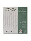Coppia Copriguanciale Cerniera LineaBlu art. Stripe