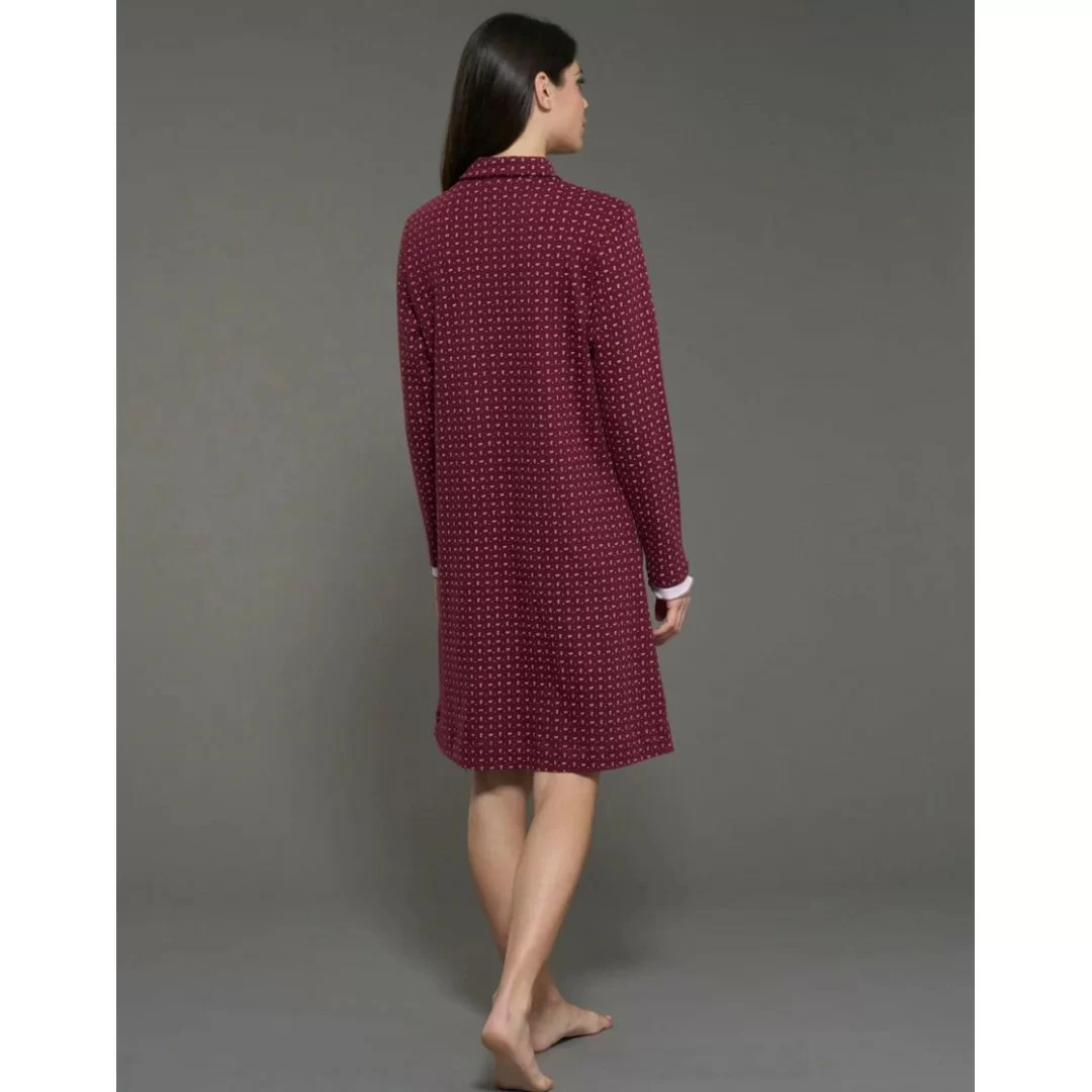 Camicia Da Notte Donna Ragno art. DN97NK Con Colletto 2