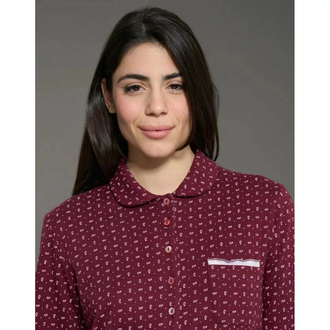 Camicia Da Notte Donna Ragno art. DN97NK Con...