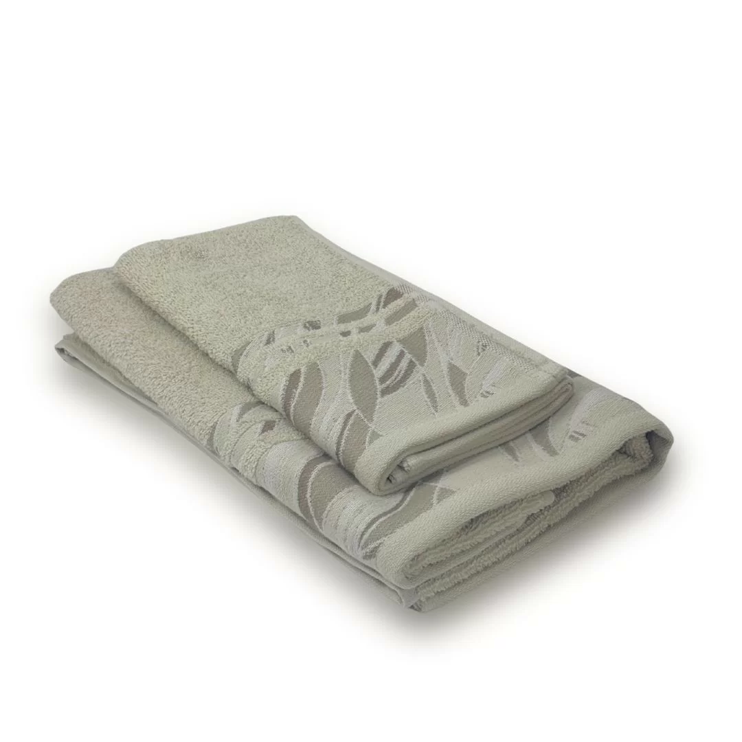 Coppia Asciugamani Linea Oro art. Lenia Spugna