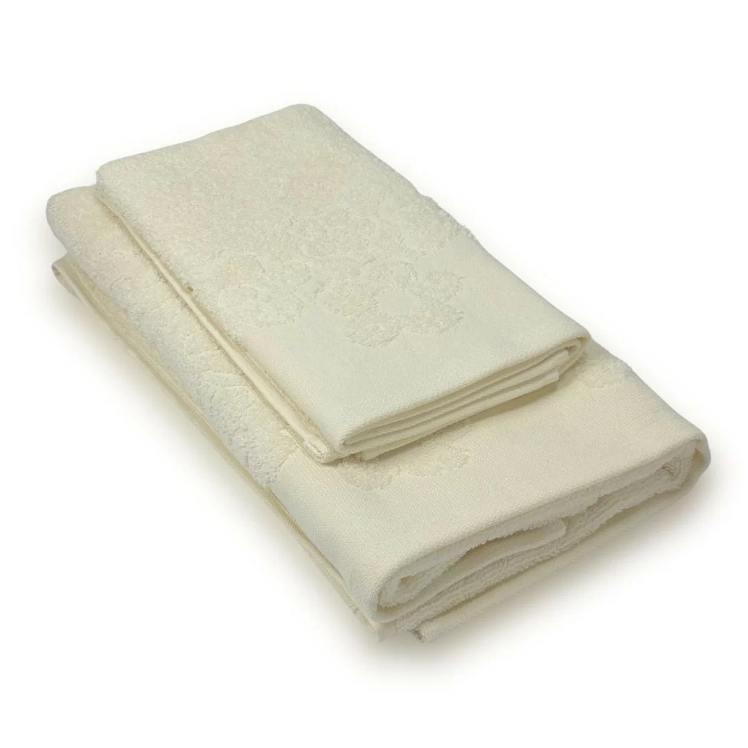 Coppia Asciugamani Linea Oro art. Tully Spugna