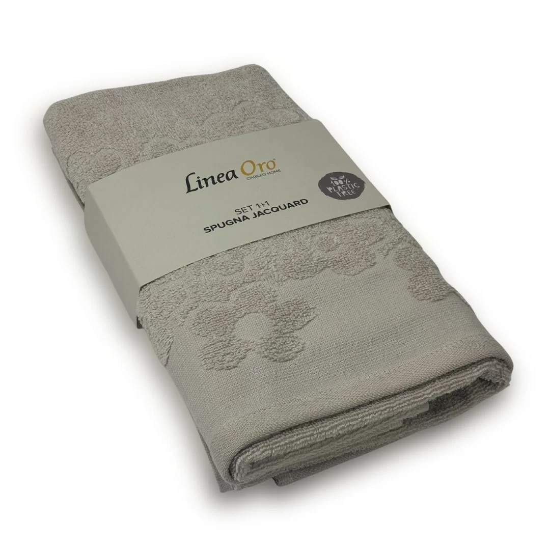 Coppia Asciugamani Linea Oro art. Tully Spugna