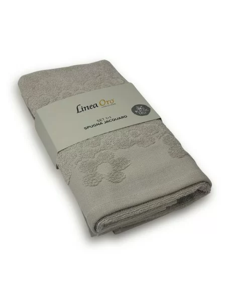 Coppia Asciugamani Linea Oro art. Tully Spugna