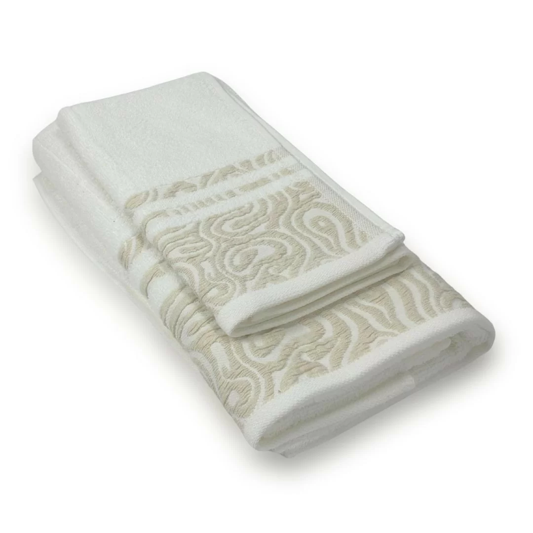 Coppia Asciugamani Linea Oro art. Slate Spugna