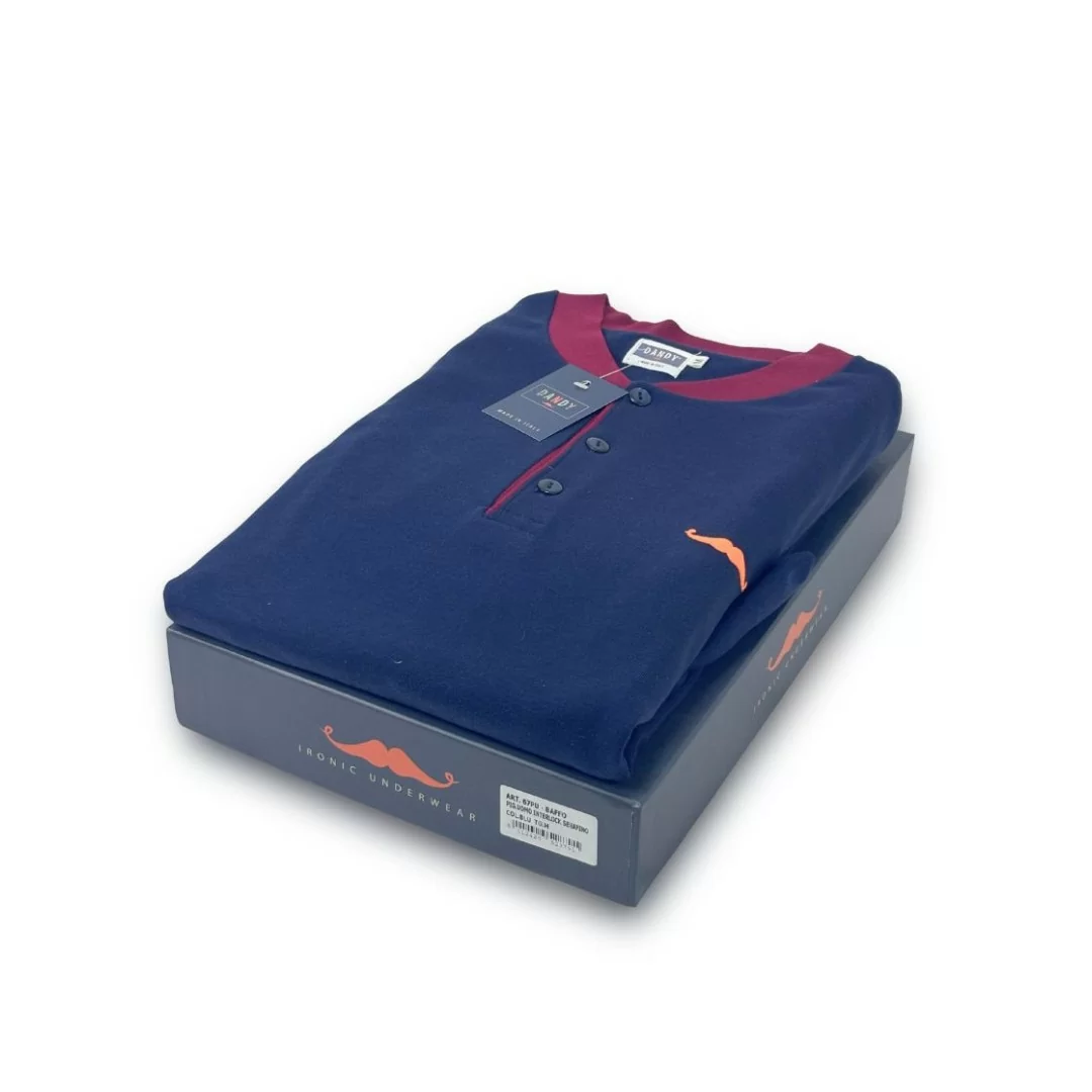Pigiama Uomo Invernale Dandy art. 67PU Baffo