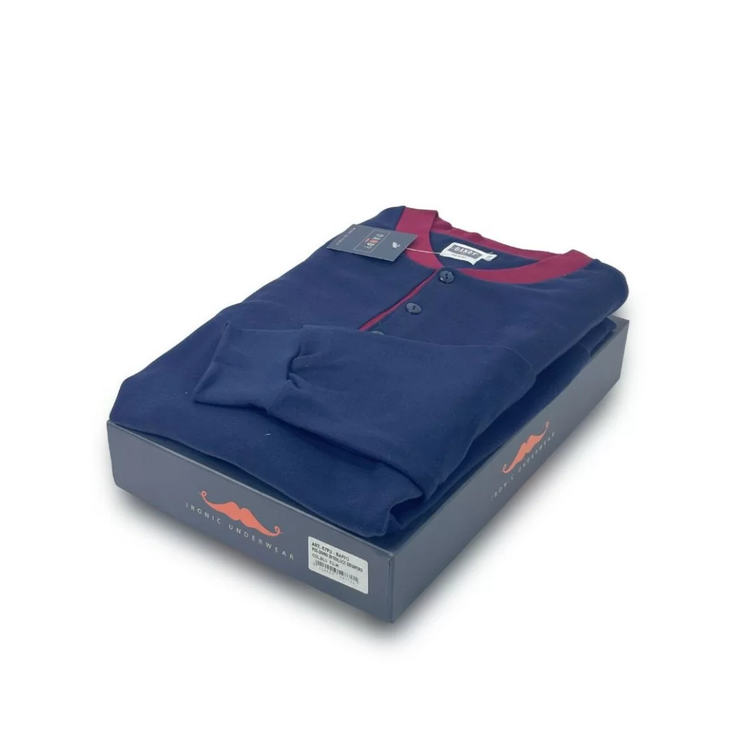 Pigiama Uomo Invernale Dandy art. 67PU Baffo