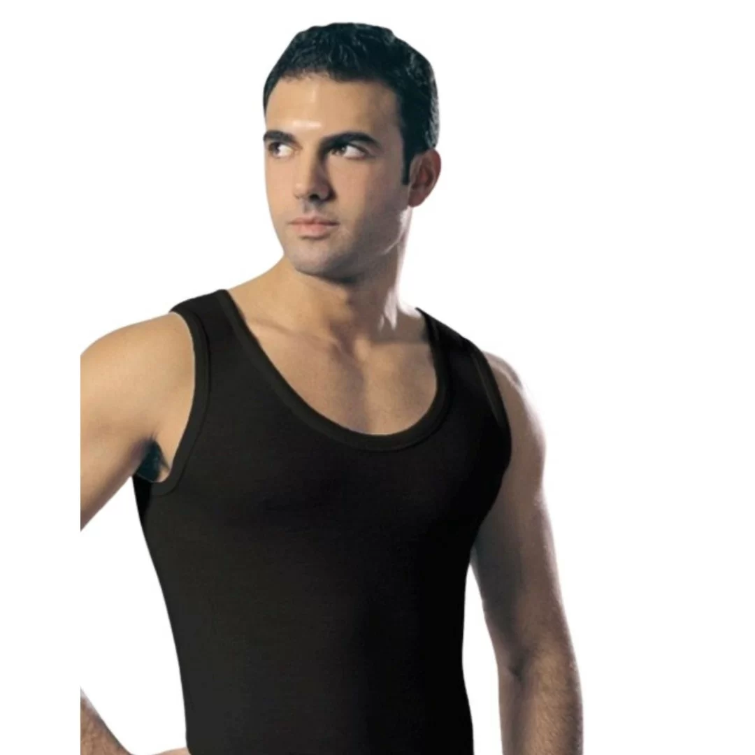 Canotta Intima Uomo Leable art. 328 Spalla Larga Tripack 2