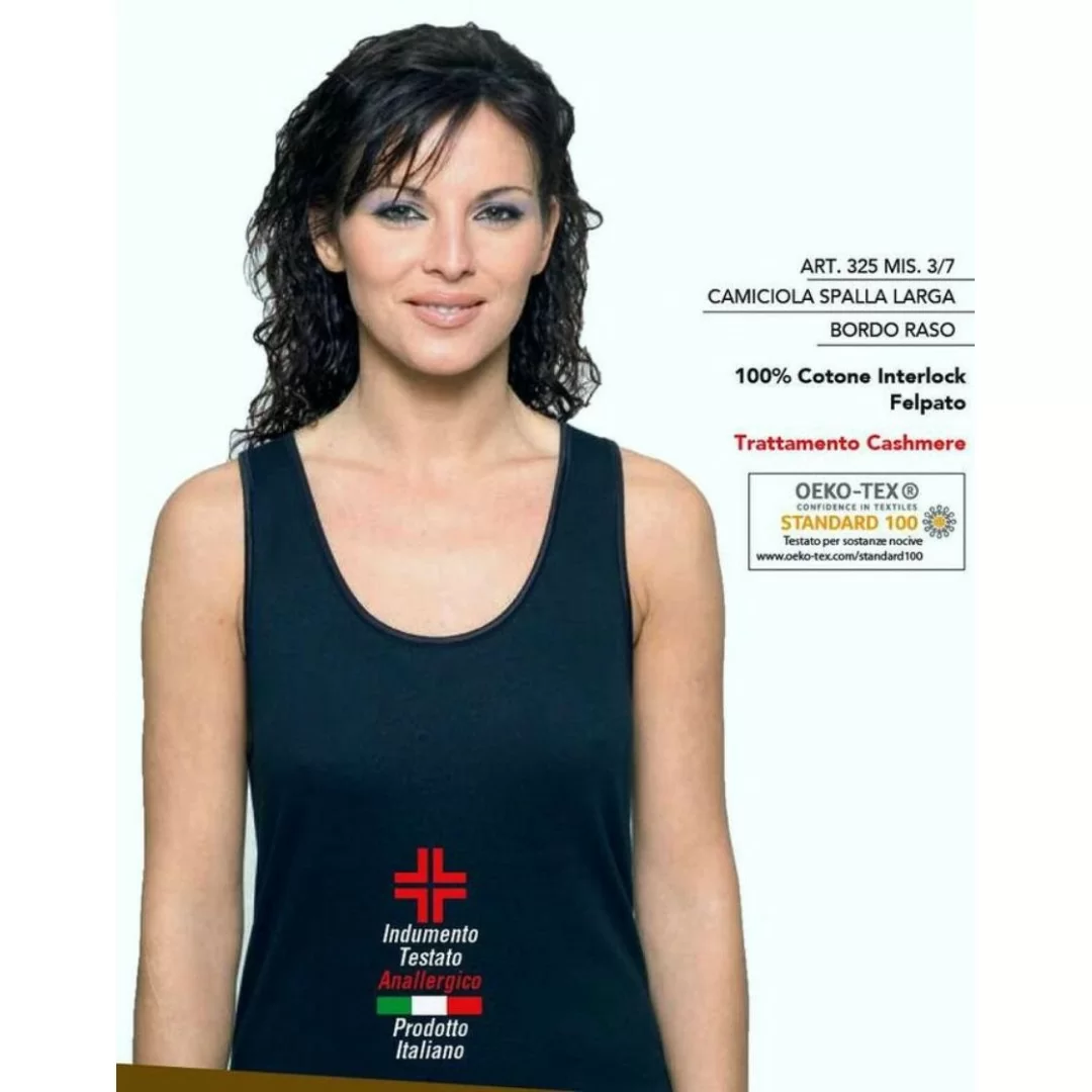 Canotta Donna Leable art. 325 Spalla Larga Tripack