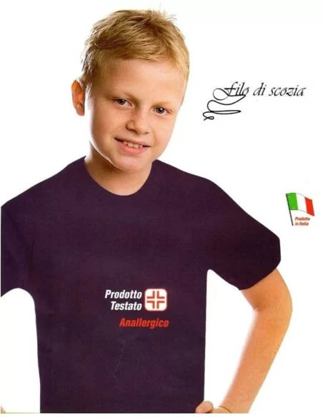 T Shirt Bambino Leable art. 1434 Girocollo Puro Cotone set 3 pezzi