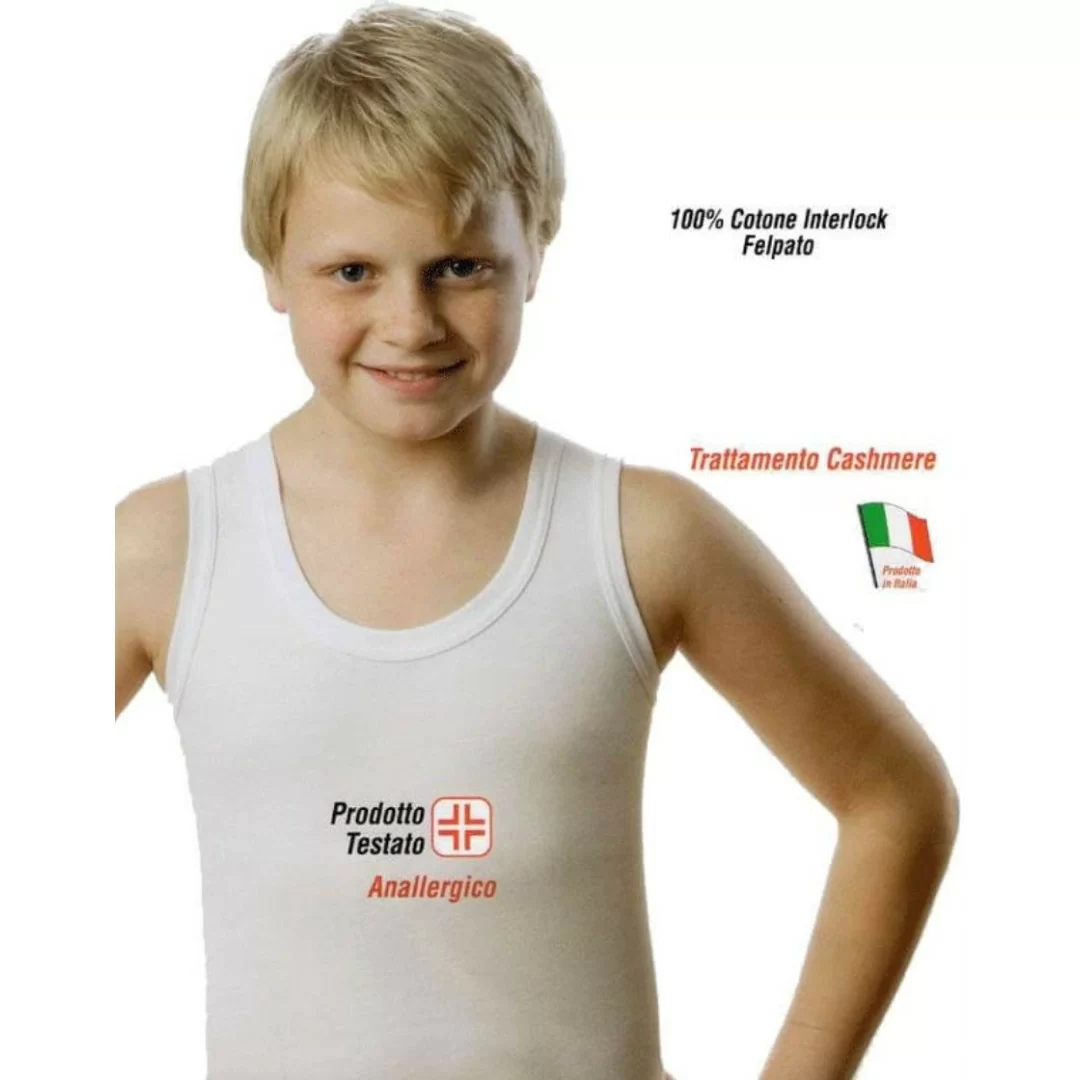 Canotta Bimbo Leable art. 210 Spalla Larga...