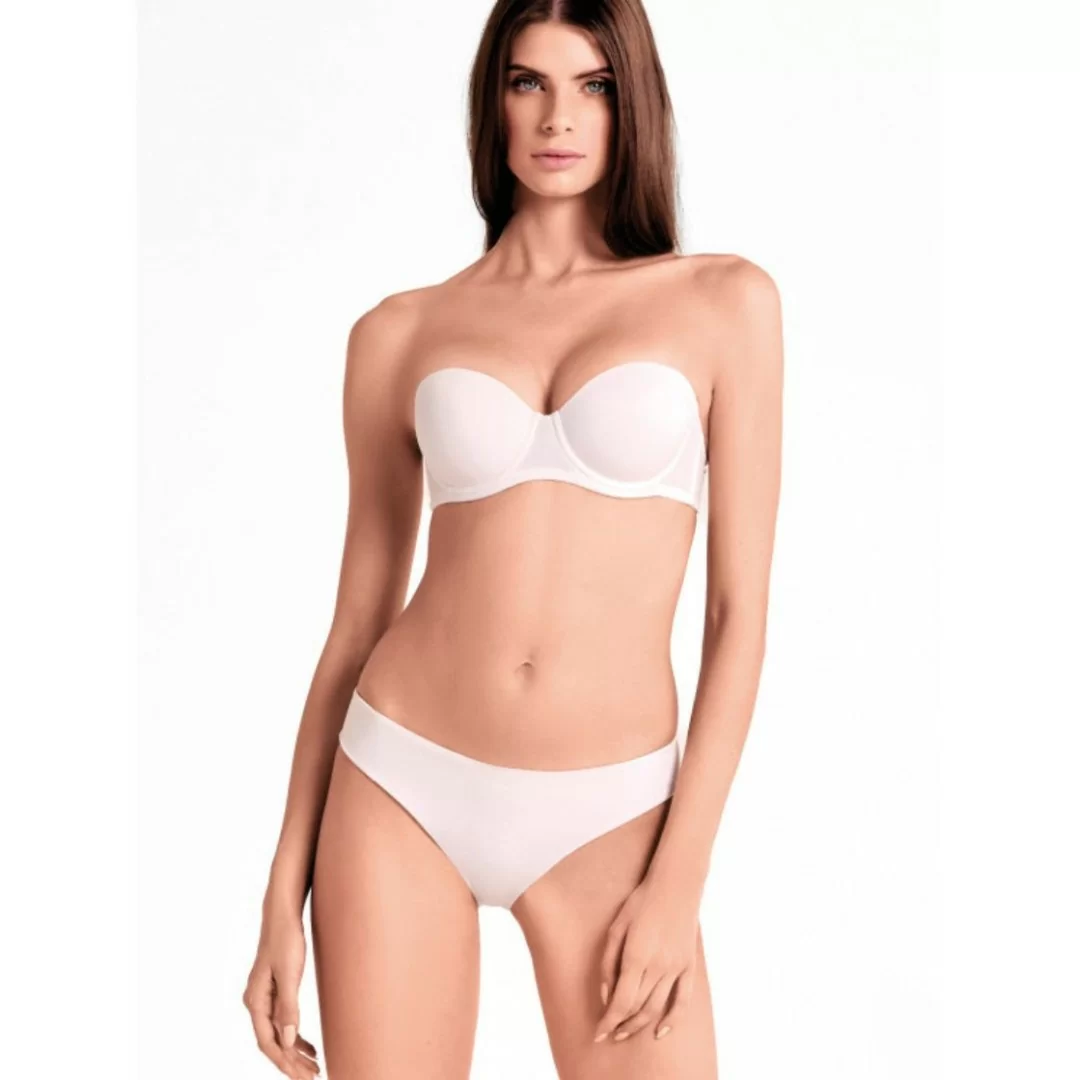 Reggiseno a Fascia Lormar Pura Coppa B graduata spalline... 2