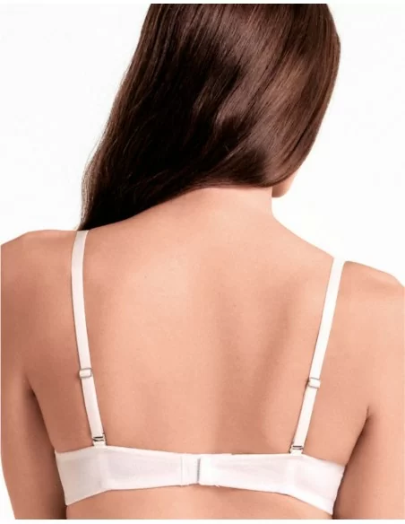 Reggiseno a Fascia Lormar Pura Coppa B graduata spalline removibili