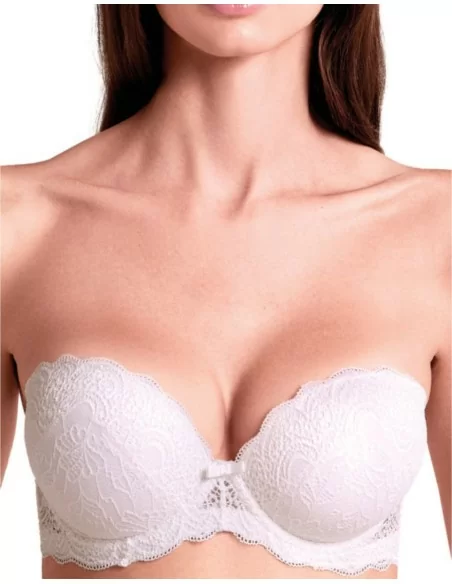 Reggiseno Super Push Up Lormar Extra Double Pizzo Coppa B