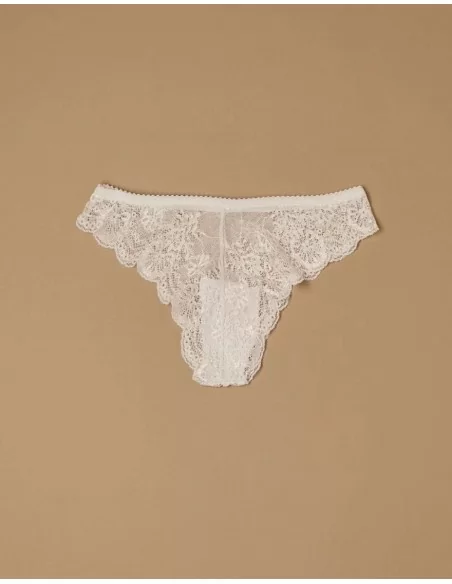 Brasiliana Pizzo Donna Jadea art. 1628 Vita Bassa set 3 pezzi