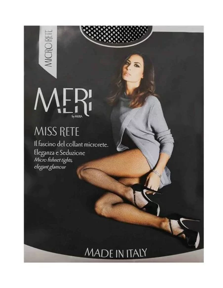 Collant Microrete Donna Meri art. Miss Rete set 3 paia