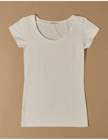 T Shirt Donna Cotone Jadea art. 4181 Scollo Tondo