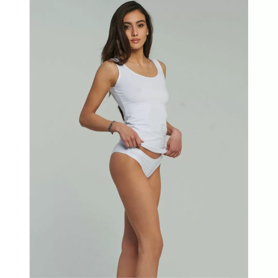 Canotta Donna Taglie Forti Kissimo art. KC203 Spalla Larga