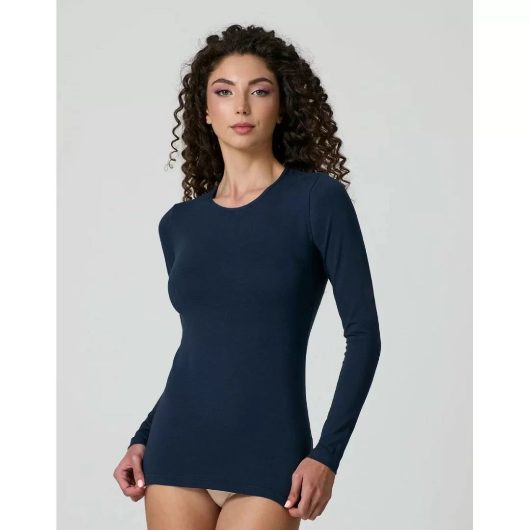 Maglia Donna Maniche Lunghe Jadea art. 4055 Girocollo