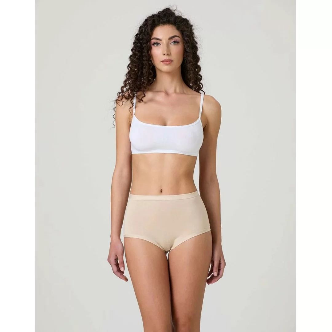 Culotte Donna Cotone Vita Alta Jadea art. 787 set 3 pezzi