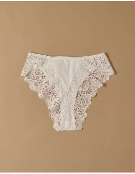 Slip Donna in Cotone Jadea art. 789 Con Pizzo set 3 pezzi