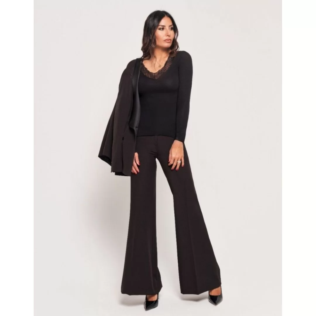 Maglia Cashmere Donna Kissimo art. Perla Scollo a V 2