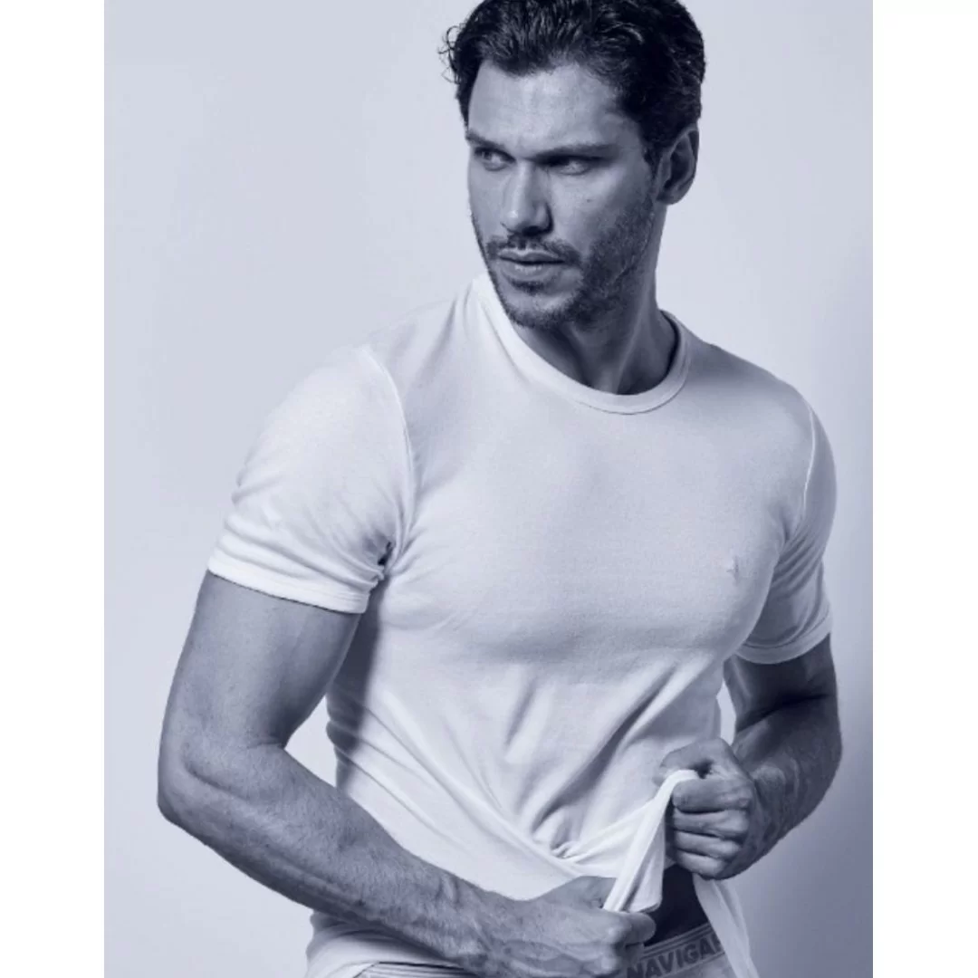 Maglia Intima Uomo Caldo Cotone Navigare 111 girocollo...