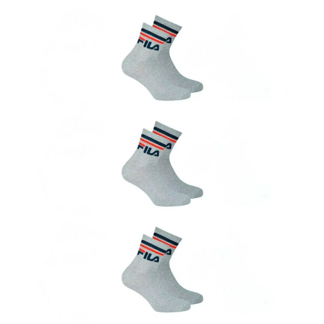 Calzino Sportivo Uomo Fila F9398 set 3 paia