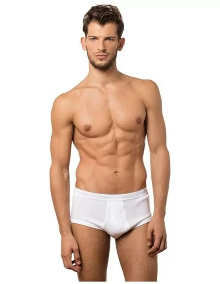 Slip Bianco Uomo Cotone Fragi set 3 pezzi