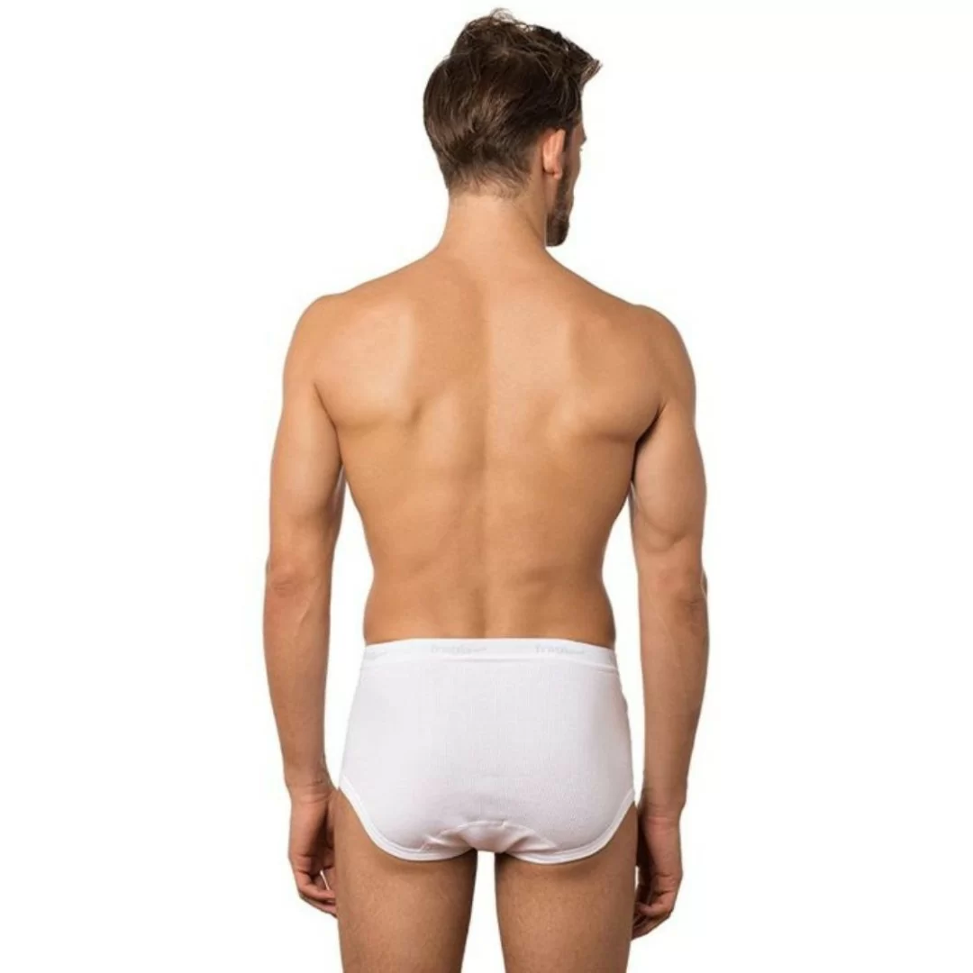 Slip Bianco Uomo Cotone Fragi set 3 pezzi