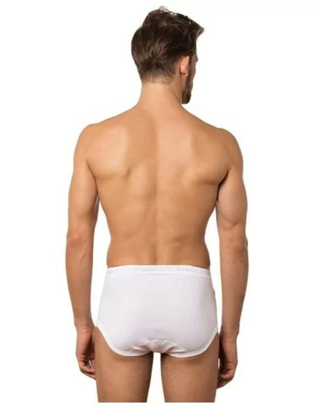 Slip Bianco Uomo Cotone Fragi set 3 pezzi