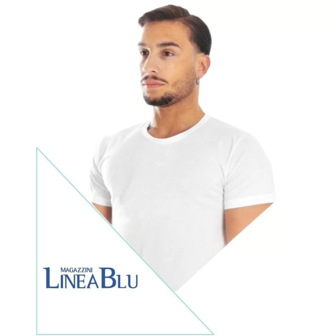 T Shirt Intima Uomo Cotone LineaBlu Girocollo