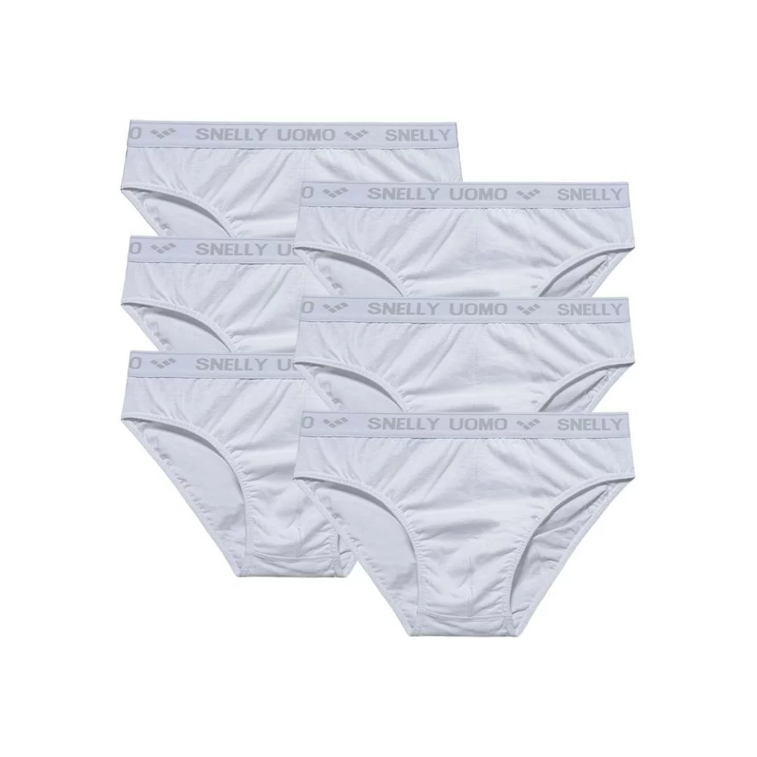 Slip Uomo in Cotone Snelly art. U111E set 6 pezzi