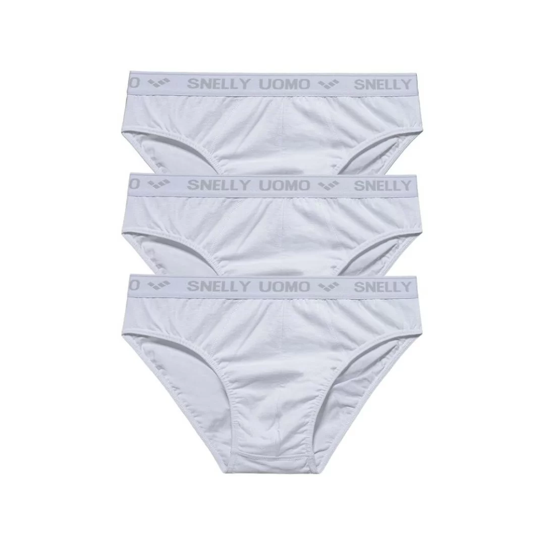 Slip Uomo in Cotone Snelly art. U111E set 3 pezzi 2