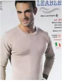 Maglia Intima Uomo Lana Leable art. 425 Manica Lunga