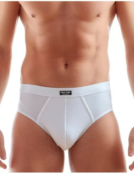 Set 3 pezzi slip da uomo Coveri art. Es1002 in morbido cotone elasticizzato con elastico interno rivestito in cotone