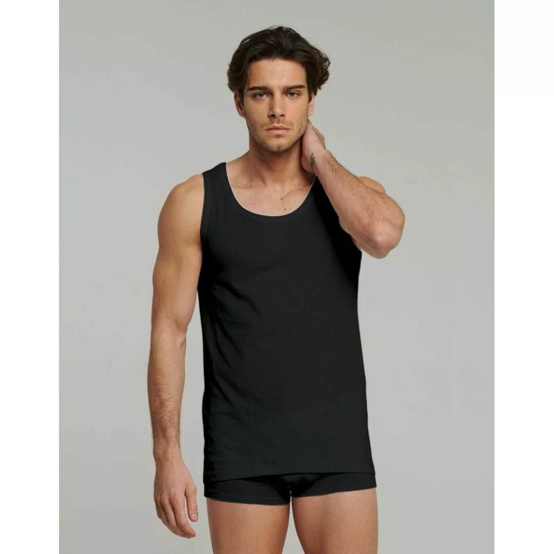 Canotta Uomo Taglie Forti Kissimo art. WT113 Spalla Larga