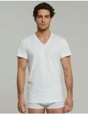 T Shirt Intima Uomo Taglie Forti Kissimo art. WT112 Scollo V