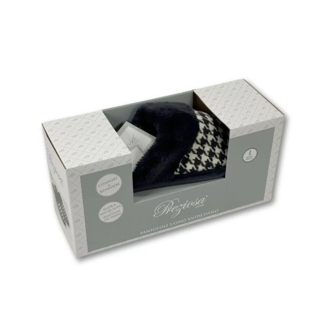 Pantofola Invernale Uomo Antiscivolo Preziosa Home