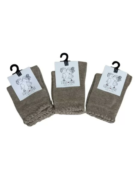 Calzini Bambina First Love art. 251/P Tris Caldo Cotone