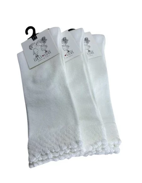 Calzini Bambina First Love art. 252/G Tris Caldo Cotone