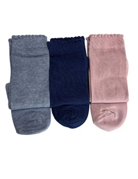 Calzini Bambina First Love art. 350/G Tris Caldo Cotone