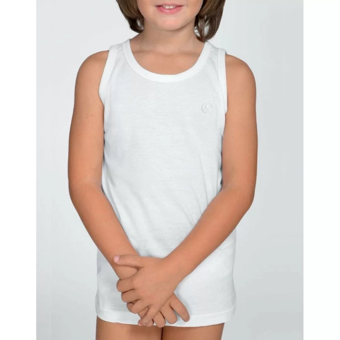 Canotta Bimbo Spalla Larga Cotone Navigare art. 13021